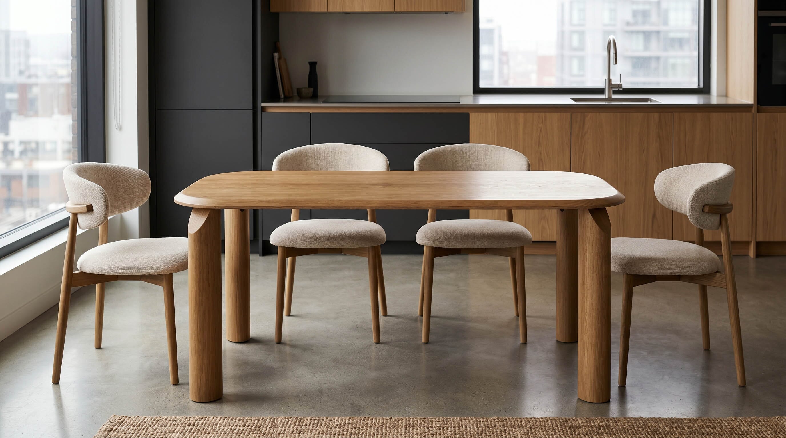 Vienna Table & 6 Munich Chairs