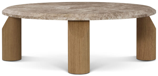 Vienna Small Round Marble Cocktail Table