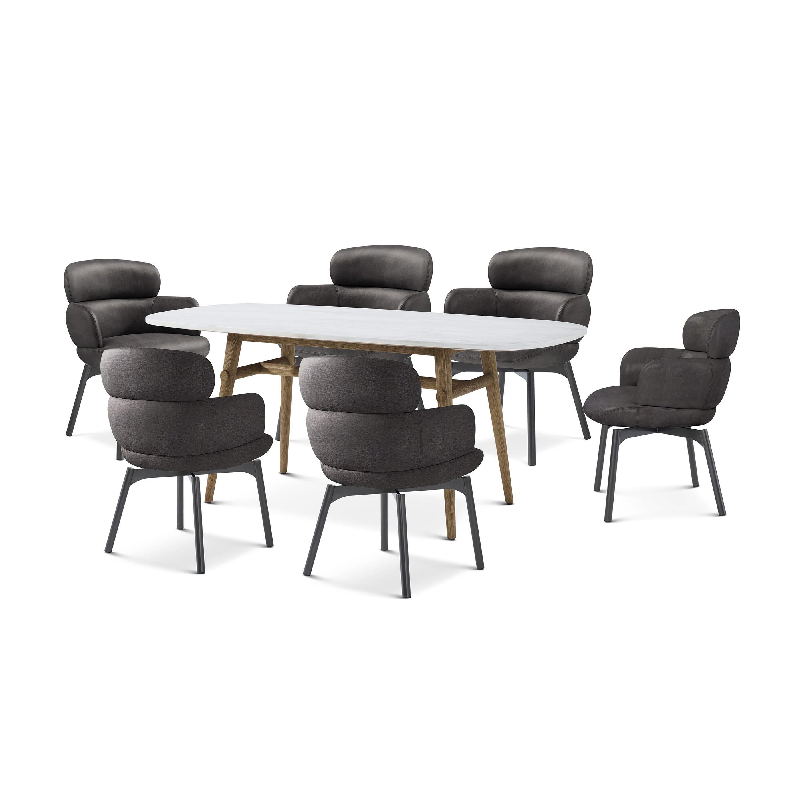 Madrid Table & 6 Lisbon Chairs