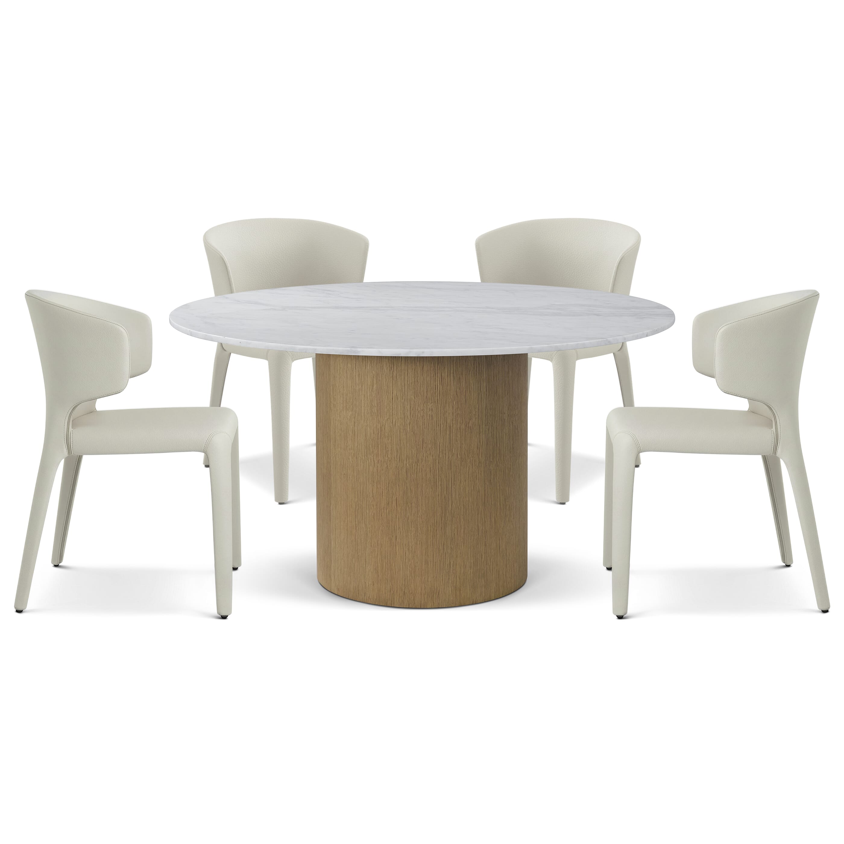 Oslo Table & 6 Milan Chairs